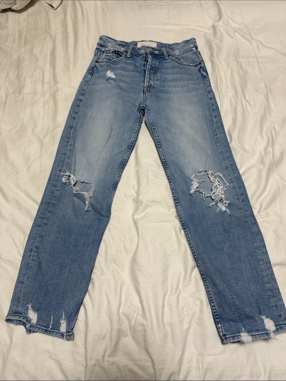 MOTHER The Tomcat The Confession Size 27 Distressed Jeans